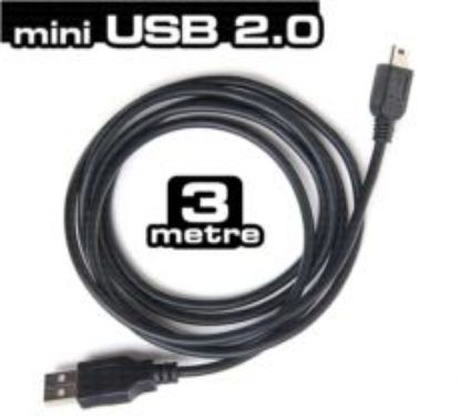 Dark DK-CB-USB2MINIL300 Mini USB 2.0 3mt Şarj ve Data Kablosu  resmi