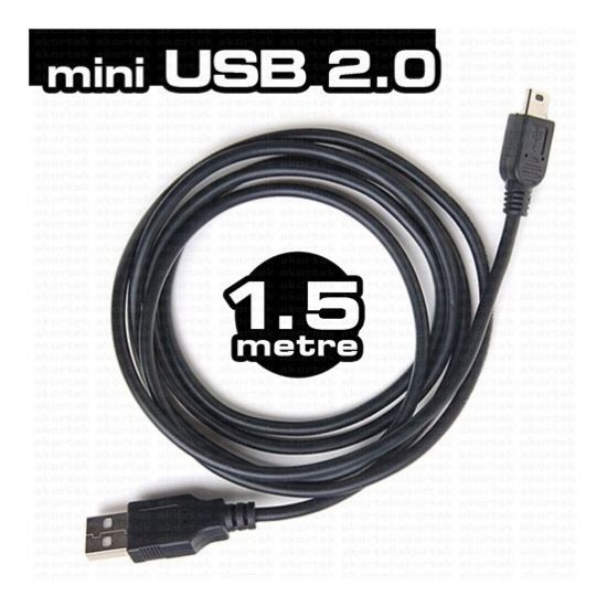 Dark  DK-CB-USB2MINIL150Mini USB 2.0 1.5m Şarj ve Data Kablosu  resmi