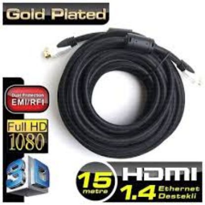Dark DK-HD-CV14L1500 15mt Hdmi  v1.4 3d led/lcd/ps3 Kablo resmi