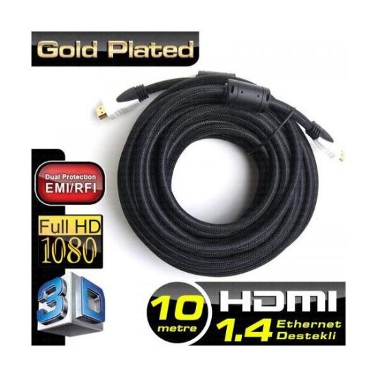 Dark DARK DK-HD-CV14L1000 10mt Hdmi v1.4 3d led/lcd/ps3 Kablo resmi