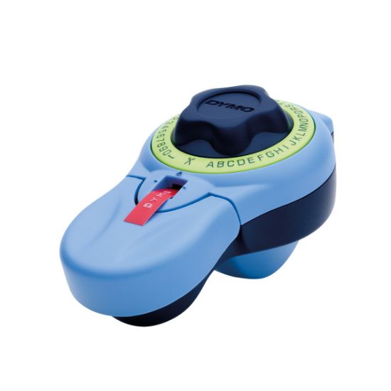 DYMO S2174602 Junior Kişisel Mekanik Etiketleme Makinesi/ 9 mm Kabartma şeritlerle uyumlu kullanım resmi