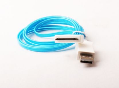 Vcom CU272FS Iphone 4 1mt Ledli Kablo Mavi resmi