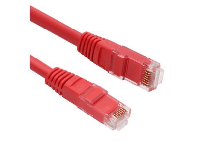Vcom NP611B-R-15.0 Cat6 15.0MT Kırmızı Utp Patch Kablo resmi