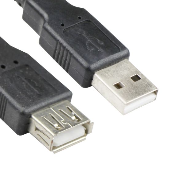 Vcom CU202-B-3.0 Siyah 3.0MT Usb 2.0 Uzatma Kablosu resmi