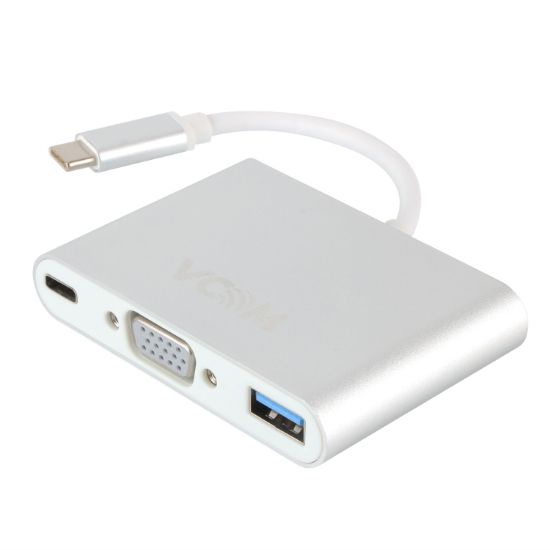 Vcom CU426M Type-C/M To Vga/F Usb 3.0/F Type-C/F Çevirici resmi