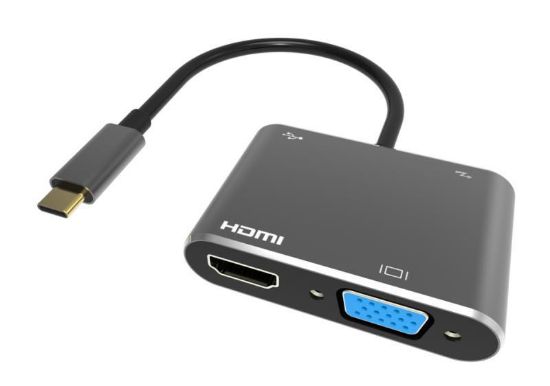 Vcom CU451 Type-C To Vga Hdmi Usb Type-C Çevirici resmi