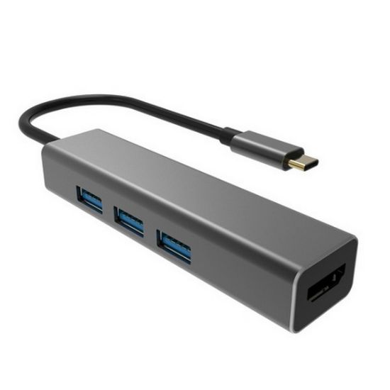 Vcom DH318 Type-C To Usb 3.0*3 Hdmi Çevirici resmi