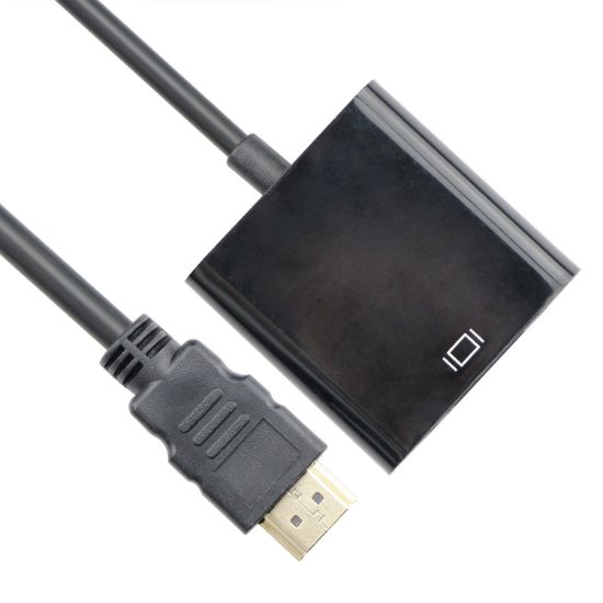 Vcom CG591-B-0.15 Siyah Hdmi Erkek To Vga Dişi Dönüştürücü resmi