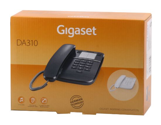 Gigaset Da310 Siyah Masa Üstü Telefon  resmi