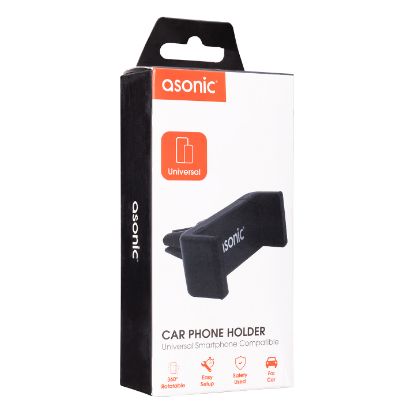 Asonic AS-H01 Universal Ayarlanabilir Siyah Araç Telefon Tutucu resmi