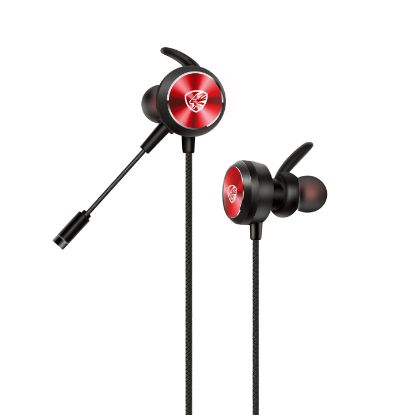 Hytech HY-GK3 3,5 Oyuncu Esnek Mikrofonlu Kırmızı Kulakiçi Kulaklık
 resmi