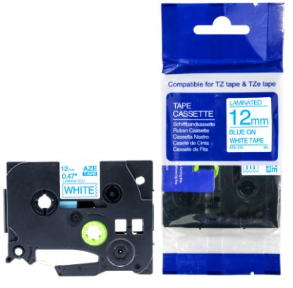 Krt-Muadil AZE-233 12 mm Beyaz Üzerine Mavi Lamina 8 Metre resmi