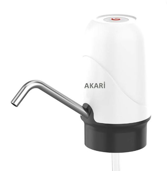 Akari Şarjlı Su Pompası (Usb Şarj Grişi/Şarj Lambası/Paslanmaz Çelik) resmi