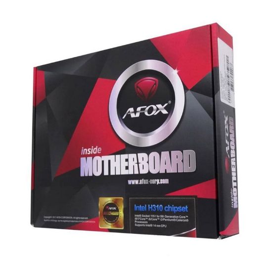 Afox IH310C DDR4 SATA3 HDMI PCIe 16X v3.0 1151p v2 mATX Anakart resmi