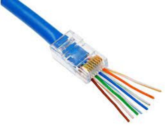 Nova RJ45 Cat6 Açık Uçlu 100lü Paket  Konnektör Delikli resmi