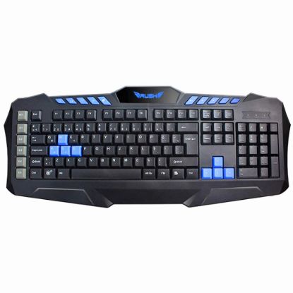 Rush RK100 Makrolu Multimedia Q Oyun Klavyesi resmi