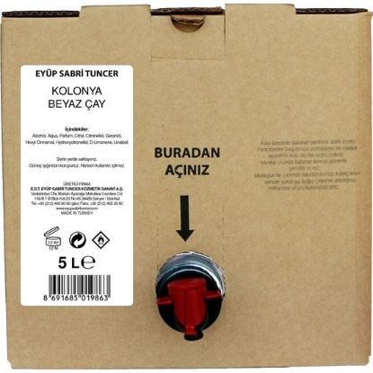 Eyüp Sabri Tuncer Beyaz Çay 5lt Bag In Box Endüstriyel Kolonya resmi