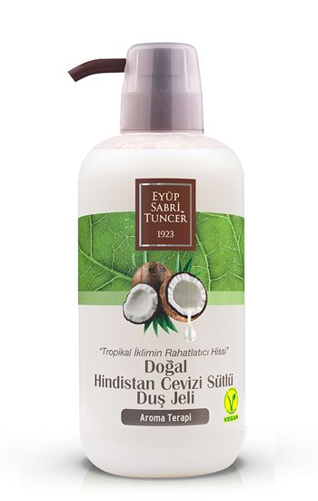Eyüp Sabri Tuncer 600ml Duş Jeli  Doğal Hindistan Cevizi resmi