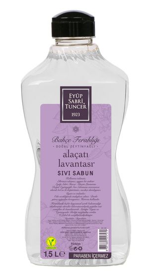 Eyüp Sabri Tuncer 1,5lt Alaçatı Lavantası  Sıvı Sabun Doğal Zeytinyağlı resmi