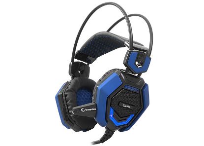 Rampage SN-R5 X-CORE Siyah/Mavi Oyuncu Mikrofonlu Kulaklık Usb resmi