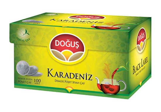 Doğuş Karadeniz Demlik Poşet Bergamot Aromalı Çay 100x3.2 gr resmi