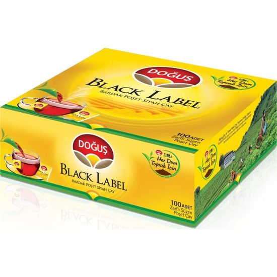 Doğuş Black Label Süzen Poşet Çay 100x2 gr resmi