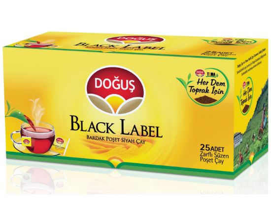 Doğuş Black Label Süzen Poşet Çay 25x2 gr resmi