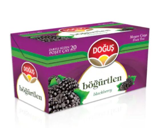 Doğuş Böğürtlen Meyve Çayı Süzen Poşet 20x2 gr resmi