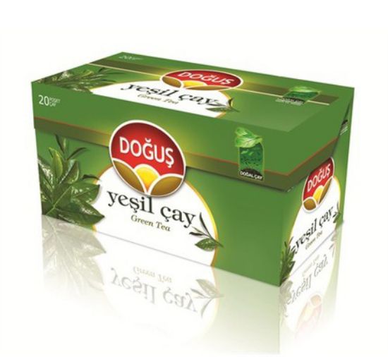 Doğuş Yeşil Çay Sade Süzen Poşet Çay 20x1.75 gr resmi
