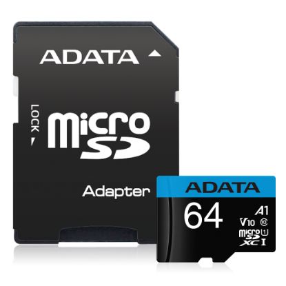 Adata 64GB Premier microSDXC Card with Adapter UHS-I Class10 V10 Hafıza Kartı resmi