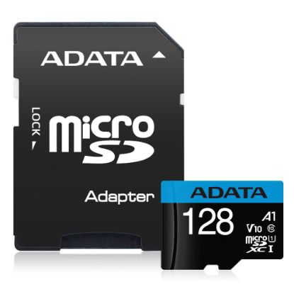 Adata 128GB Premier microSDXC Card with Adapter UHS-I Class10 V10 Hafıza Kartı resmi