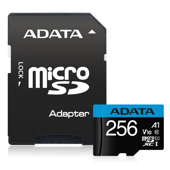 Adata 256GB Premier microSDXC Card with Adapter UHS-I Class10 V10 Hafıza Kartı resmi