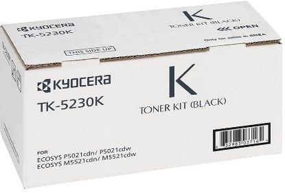 Kyocera TK-5230K Black Siyah Orjinal Fotokopi Toneri Ecosys M5521cdn/5521cdw P5021cdn/5021cdw 2.600  resmi