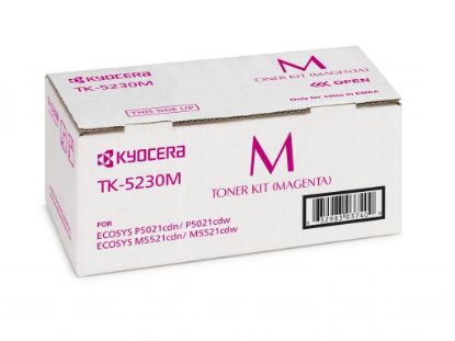 Kyocera TK-5230M Magenta Kırmızı Orjinal Fotokopi Toneri Ecosys M5521cdn/5521cdw P5021cdn/5021cdw 2. resmi