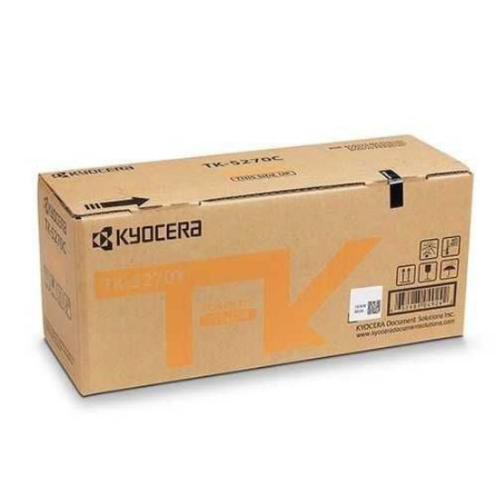 Kyocera TK-5270Y Yellow Sarı Orjinal Fotokopi Toneri Ecosys M6230cidn/M6630cidn P6230cdn 6.000 Sayfa resmi