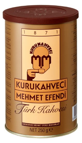 Mehmet Efendi Kahve 250 Gr Teneke Kutu resmi