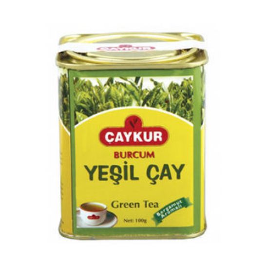 Çaykur Burcum Yeşil Çay 100 gr Teneke resmi