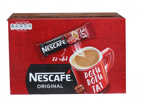 Nestle Nescafe 3ü1 Arada Phnx 72 Adet 17,5gr (12584198) resmi