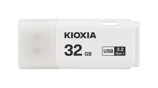 Kioxia 32GB U301 Beyaz USB 3.2 Gen 1 Flash Bellek resmi