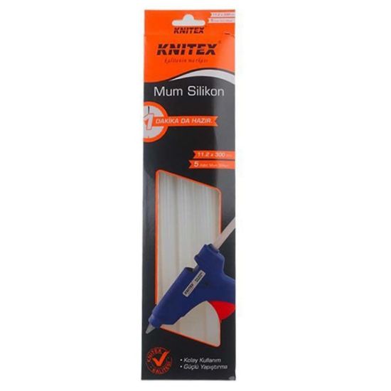 Knitex KTX-2157 İnce Mum Silikon 8li resmi