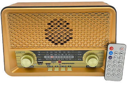 Everton RT-826 Bluetooth-USB-SD-FM Şarjlı Nostaljik Radyo  resmi