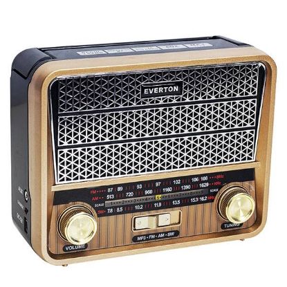 Everton Rt-314  Bluetooth Fm/Usb/Tf/Aux Nostaljik Radyo resmi