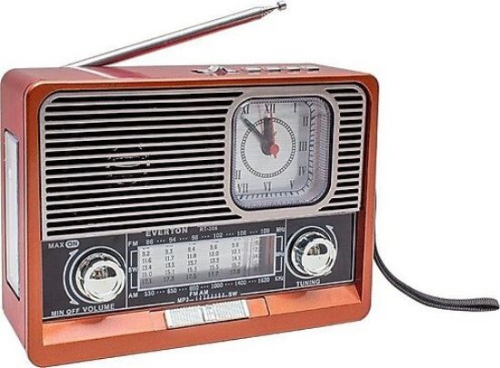 Everton Rt-330 Fm/Usb/TfCard Bluetooth Nostaljik Radyo resmi