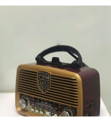 Everton Rt-845 Güneş Enerjili Panelli Bluetooth Fm/usb/Tf Card/Aux  Şarjlı Nostaljik Radyo resmi