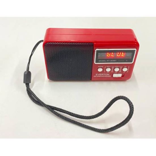 Everton Rt-303Bt Fm/Usb/Tf  Şarjlı Dijital Göstergeli Radyo resmi