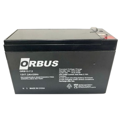 Orbus energy Orb-12v 7Ah Bakımsız Kuru Akü 150*65*90mm 2 kg resmi