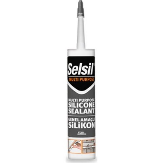 Selsil Silikon 280Gr Şeffaf resmi