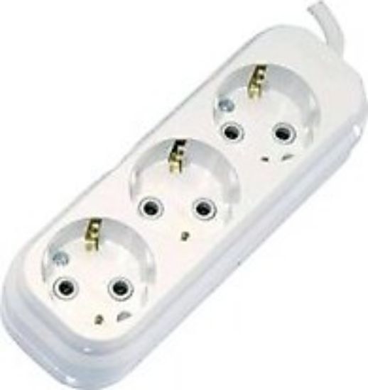 Almera 3lü Topraklı Klemensli Priz (9130100) resmi