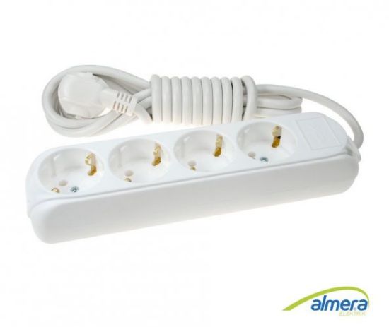 Almera 4lü 3mt Topraklı Priz (9240203) resmi