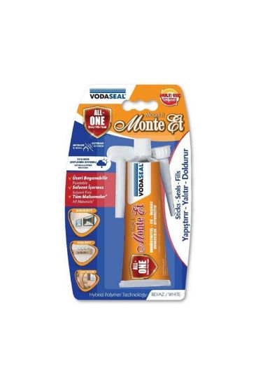 Vodaseal Beyaz Monte ET 75Gr (Yapıştırır-Yalatır-Doldurur) resmi